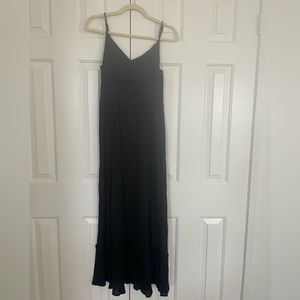 Black front cutout Aerie dress, medium